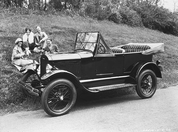 Ford Model T, touring, 1926-1927.